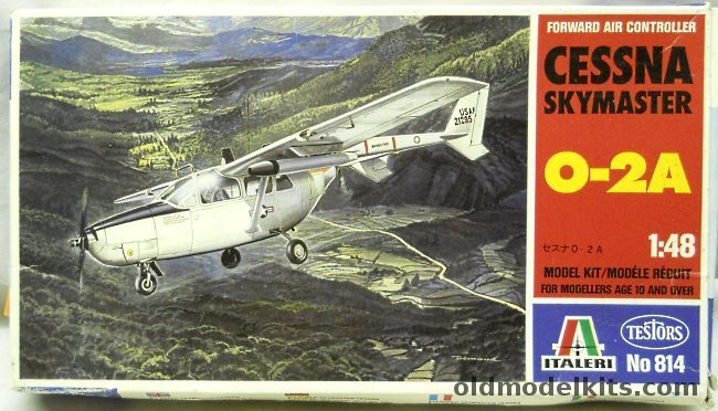Italeri 1/48 Cessna O-2A Skymaster USAF -  (ex Testors), 814 plastic model kit